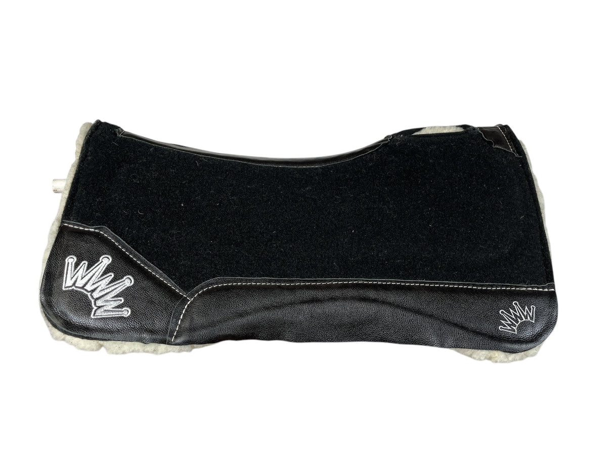30x30 1/2" Riser Fleece Deep Contour Saddle Pad (#110709)