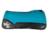 28x28 3/4" Kush Turquoise Wool Saddle Pad (#110678)