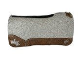 32x32 3/4" Kush Gray Wool Saddle Pad (#110715)