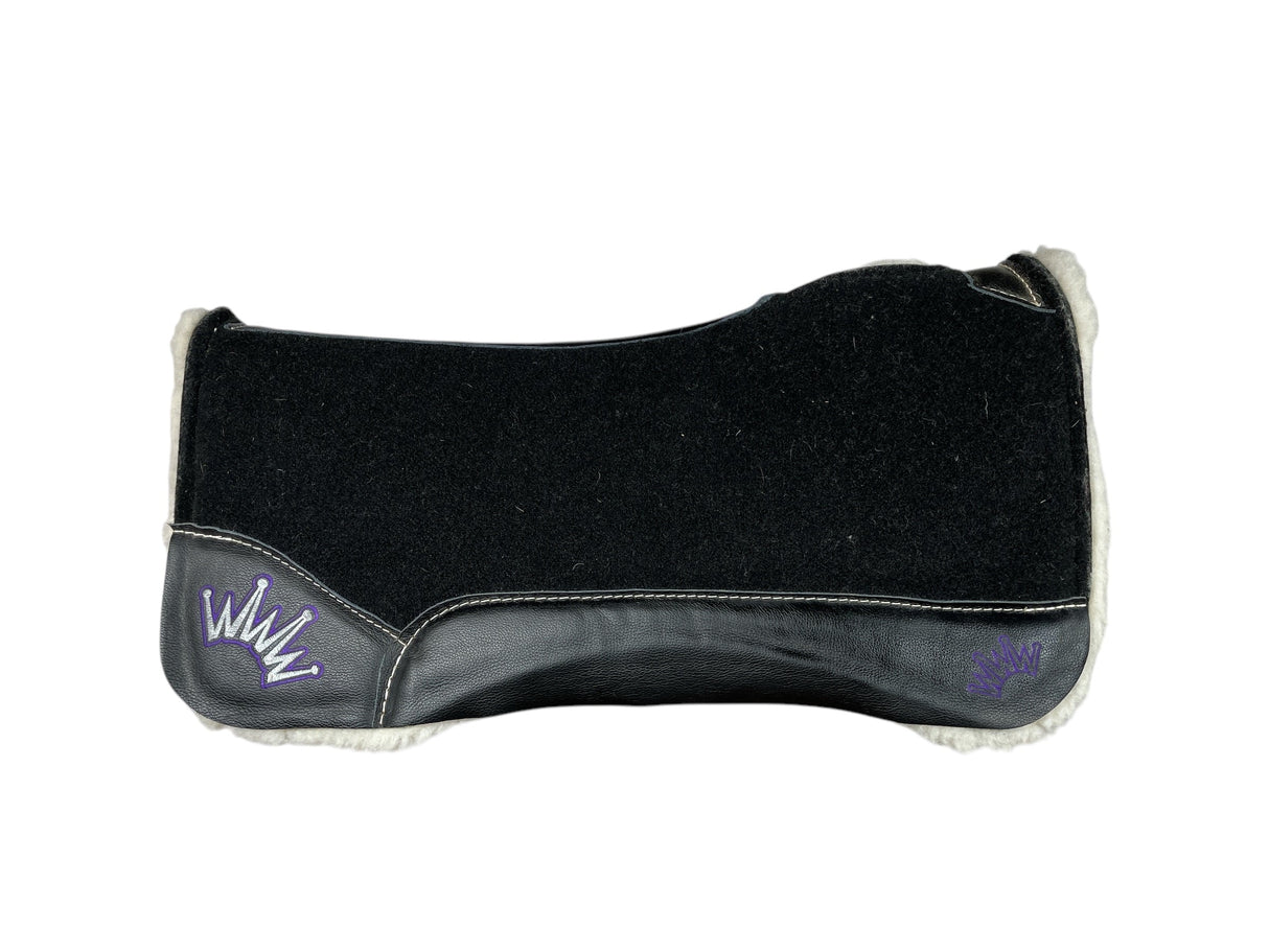 30x30 1/2" Riser Fleece Deep Contour Saddle Pad (#110744)