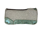 30x30 3/4" Gray Kush Fleece Saddle Pad (#110752)