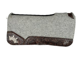 30x30 1" Kush Gray Wool Saddle Pad (#110746)