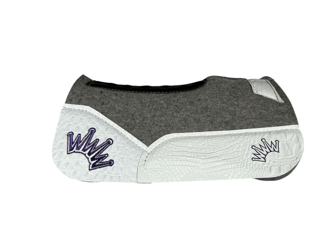 20x20 1" Kush Gray Wool PONY Saddle Pad (#110794)