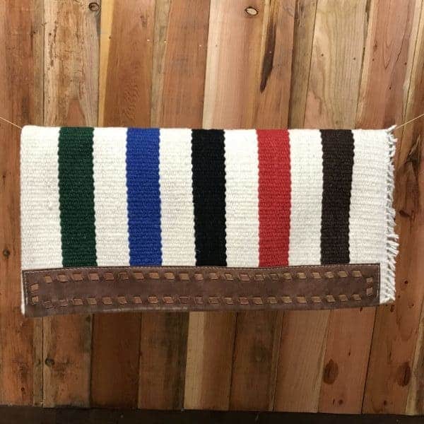 32x33 Casa Zia Navajo Saddle Blanket (#31060)
