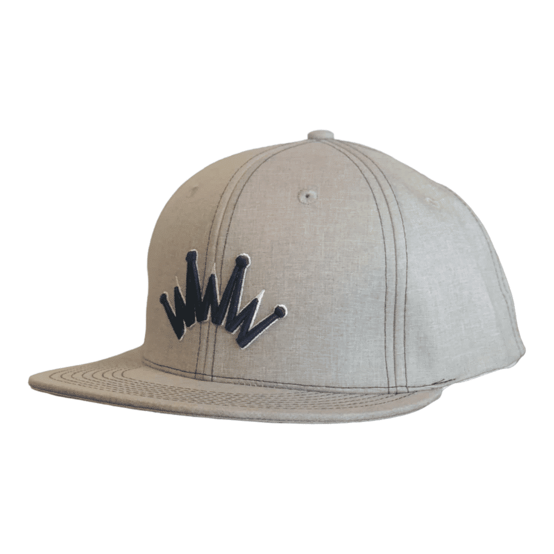 Flat Brim Denim Puff Crown