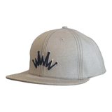 Flat Brim Denim Puff Crown