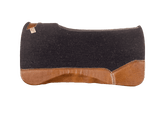 The OG Dark Grey Saddle Pad with Oak Nut Smooth Leather