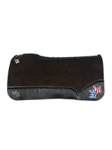 OG Saddle Pad With Black Elephant - Crown in USA Embroidery
