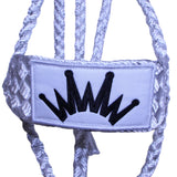 white mule tape halter