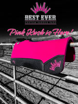 Pink Wool Saddle Pad