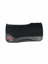28x28 3/4" Black Kush Wool Saddle Pad (#125028)