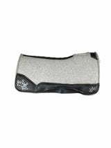 30x30 1" Gray Kush Fleece Saddle Pad (#128290)