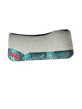 32x32 1.25" Gray Kush Wool Saddle Pad (#132268)