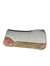 28x28 3/4" Gray Kush Fleece Gooseneck Saddle Pad (#123838)