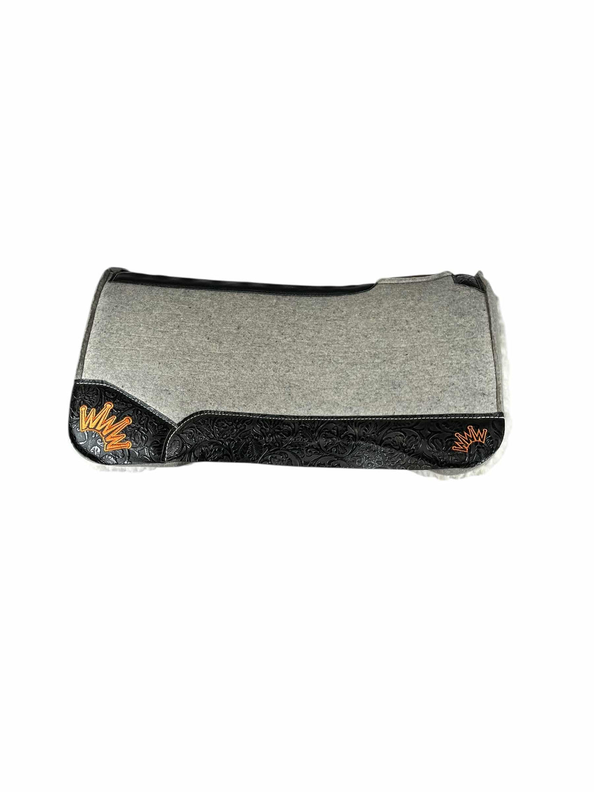 32x32 1" Gray Kush Fleece Saddle Pad (#132123)