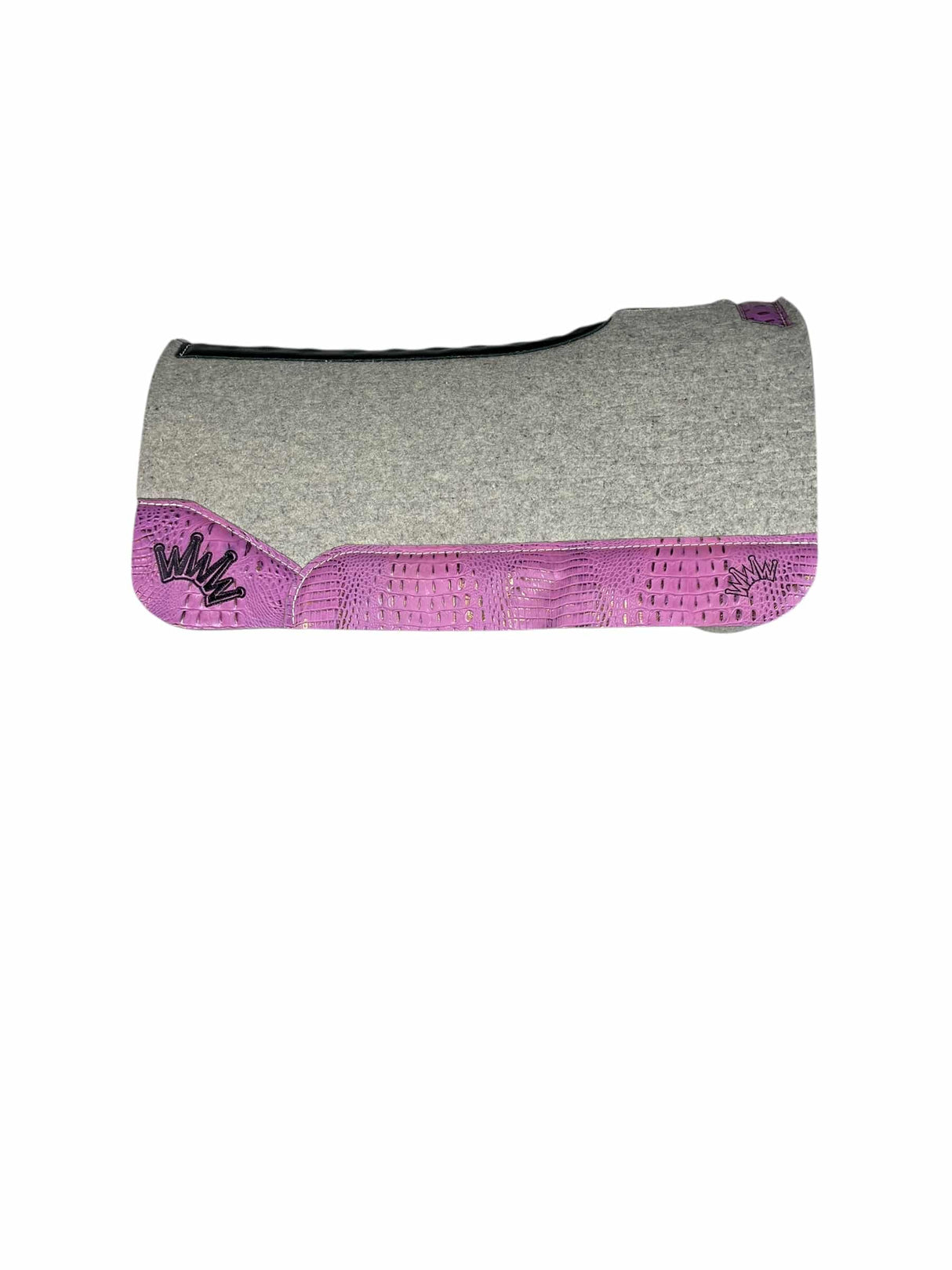 32x32 1.25" Gray Kush Wool Saddle Pad (#132284)