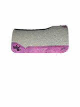 32x32 1.25" Gray Kush Wool Saddle Pad (#132284)