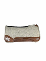 32x32 3/4" Gray Kush Fleece Gooseneck Contour Saddle Pad (#123896)
