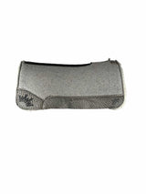 32x32 1" Gray Kush Fleece Saddle Pad (#132124)