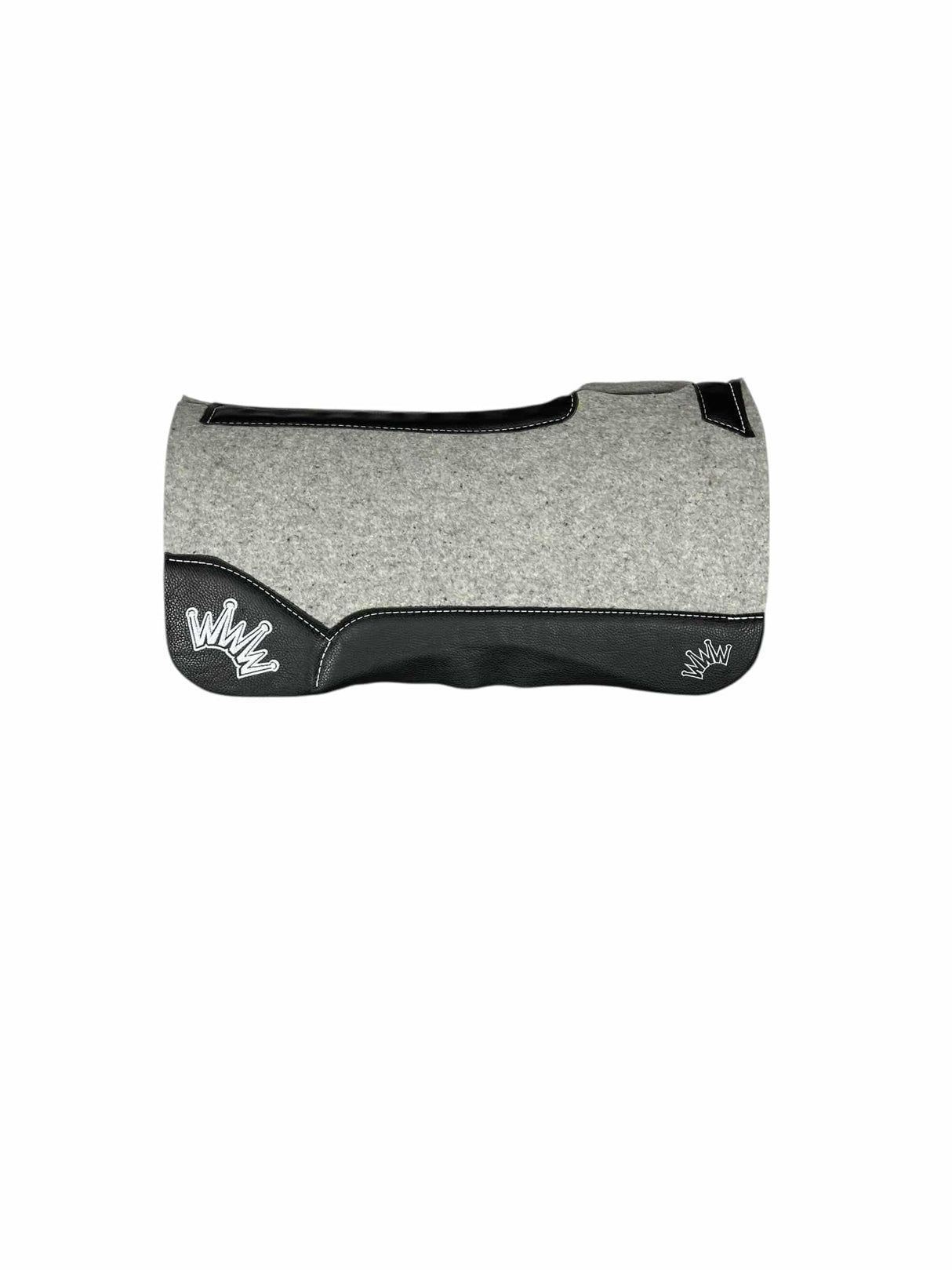 28x28 1" Gray Kush Wool Saddle Pad (#133614)