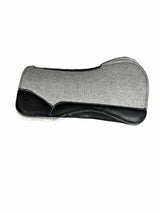 30x30 1" Gray Kush Fleece Open Extended Saddle Pad (#133867)