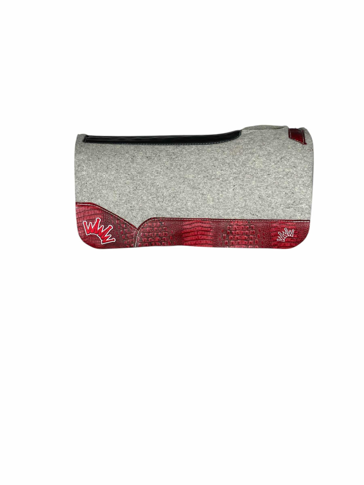 32x32 1" Gray Kush Wool Saddle Pad (#133929)