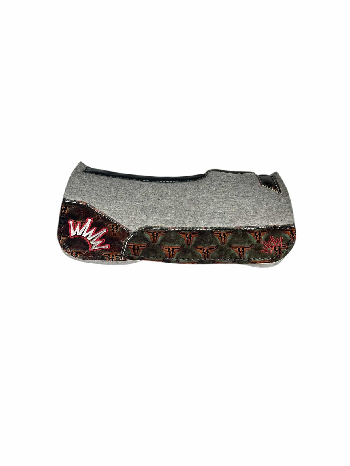 24x24 1" Gray Kush PONY Saddle Pad (#131400)
