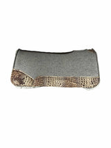 32x32 3/4" Gray Kush Fleece Saddle Pad (#132134)