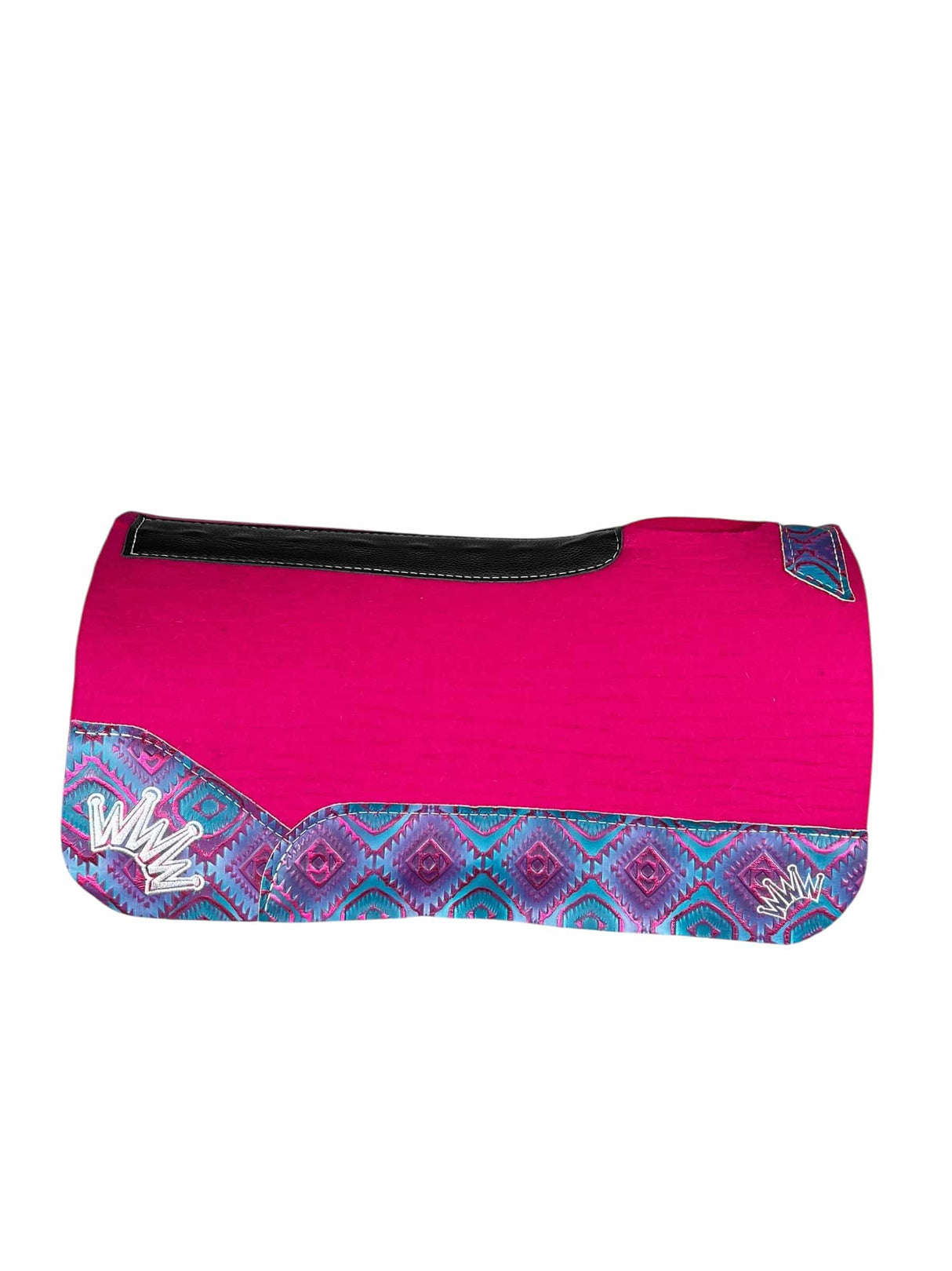28x28 3/4" Pink Cush Wool Saddle Pad (#123856)