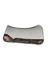 32x32 1" Gray Kush Fleece Open Petite Wither Deep Contour Saddle Pad (#123892)