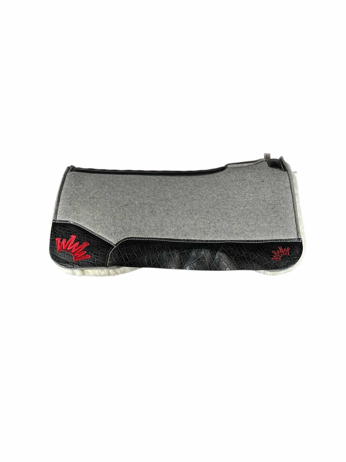 32x32 1" Gray Kush Fleece Saddle Pad (#132126)