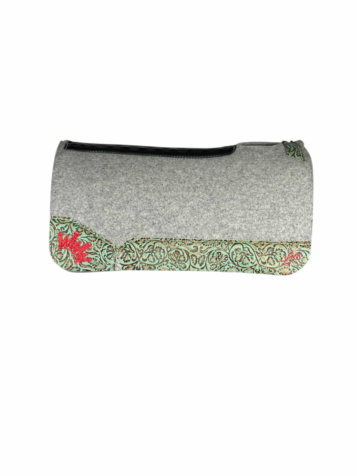 32x32 1.25" Gray Kush Wool Saddle Pad (#132288)