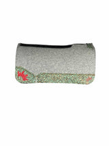 32x32 1.25" Gray Kush Wool Saddle Pad (#132288)