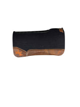 32x32 1.25" Black Kush Wool Saddle Pad (#133050)