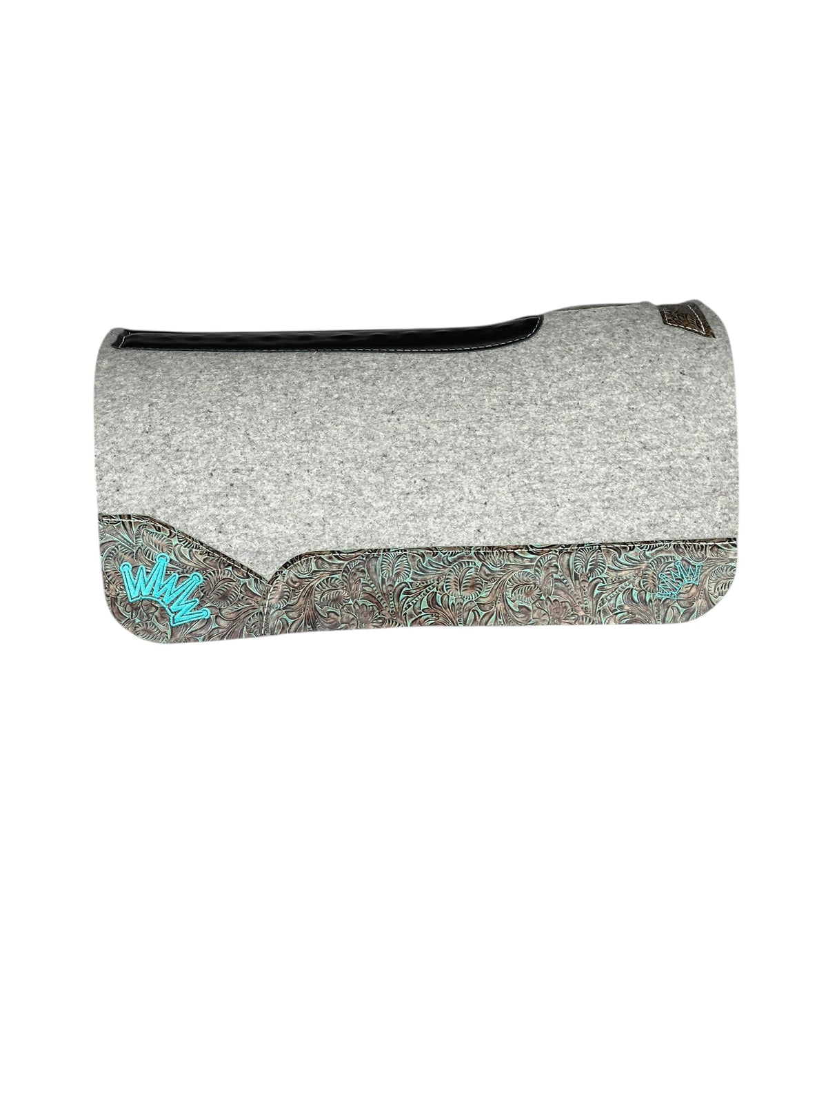 32x32 1" Gray Kush Wool Saddle Pad (#133575)