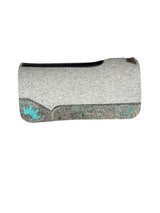 32x32 1" Gray Kush Wool Saddle Pad (#133575)