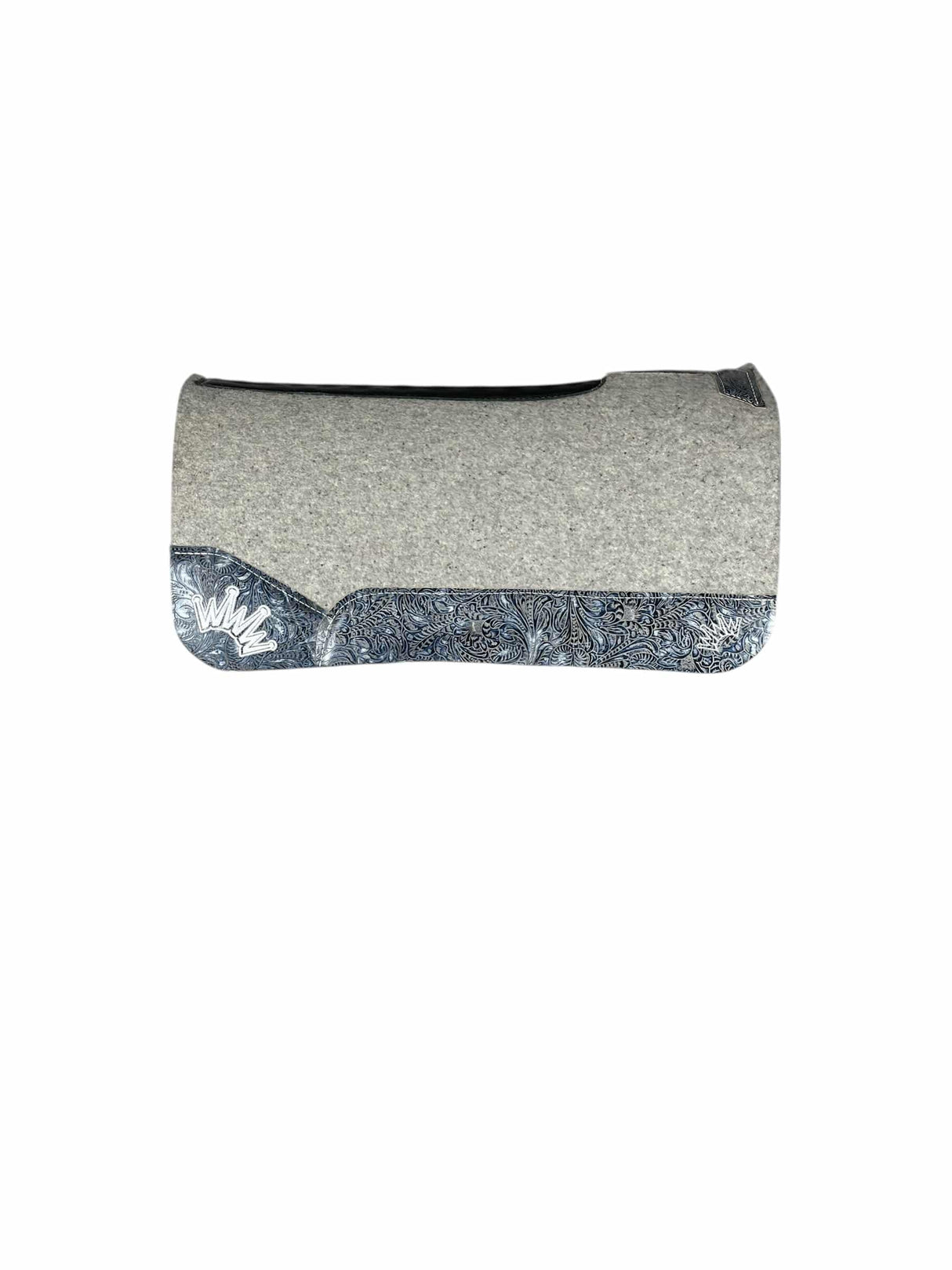 32x32 1" Gray Kush Wool Saddle Pad (#133918)