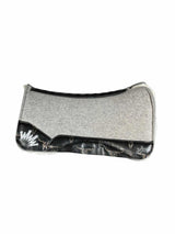 32x32 1" Gray Kush Fleece Open Petite Wither Deep Contour Saddle Pad (#123890)