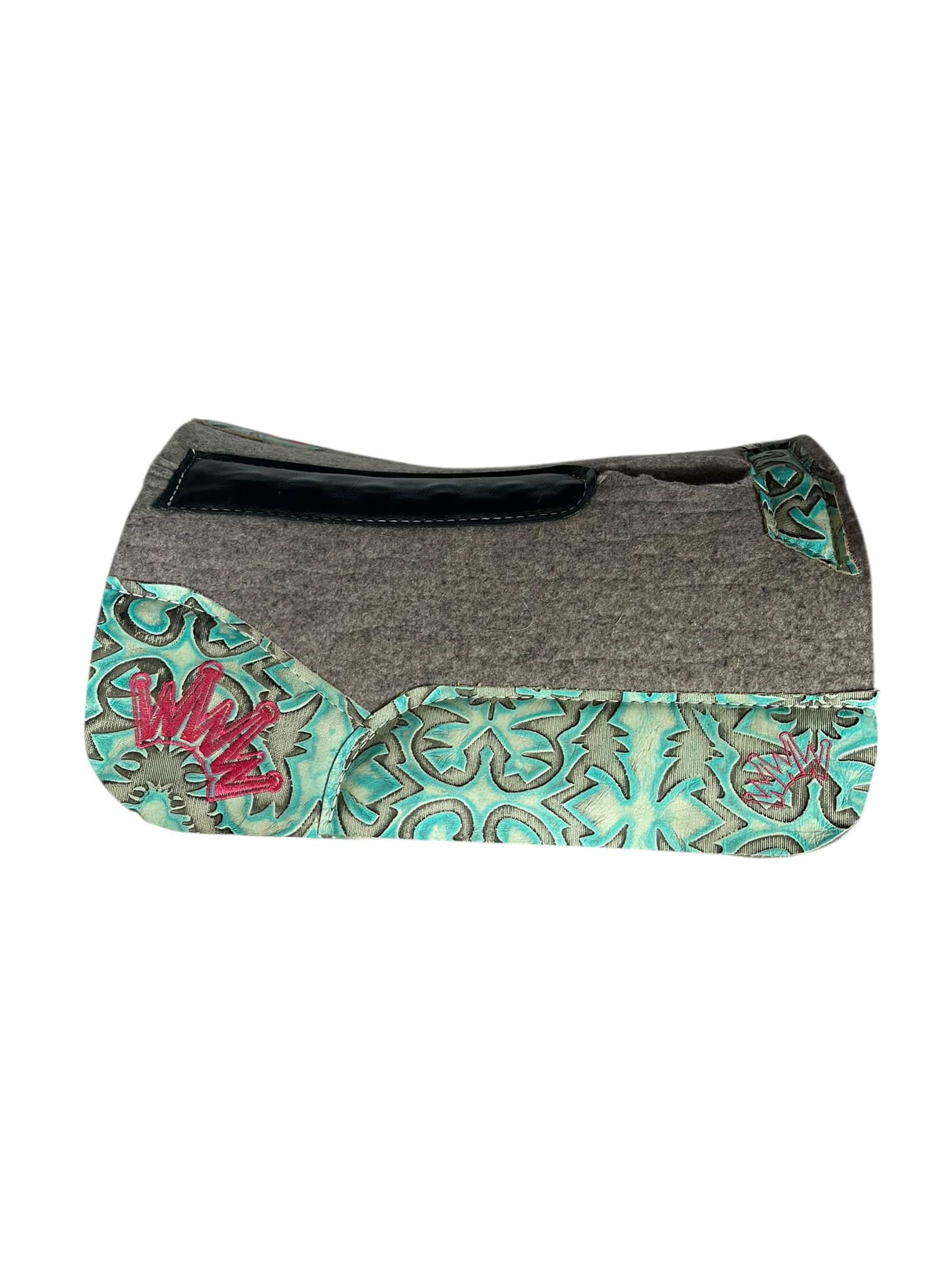 20x20 1" Gray Kush PONY Saddle Pad (#131404)