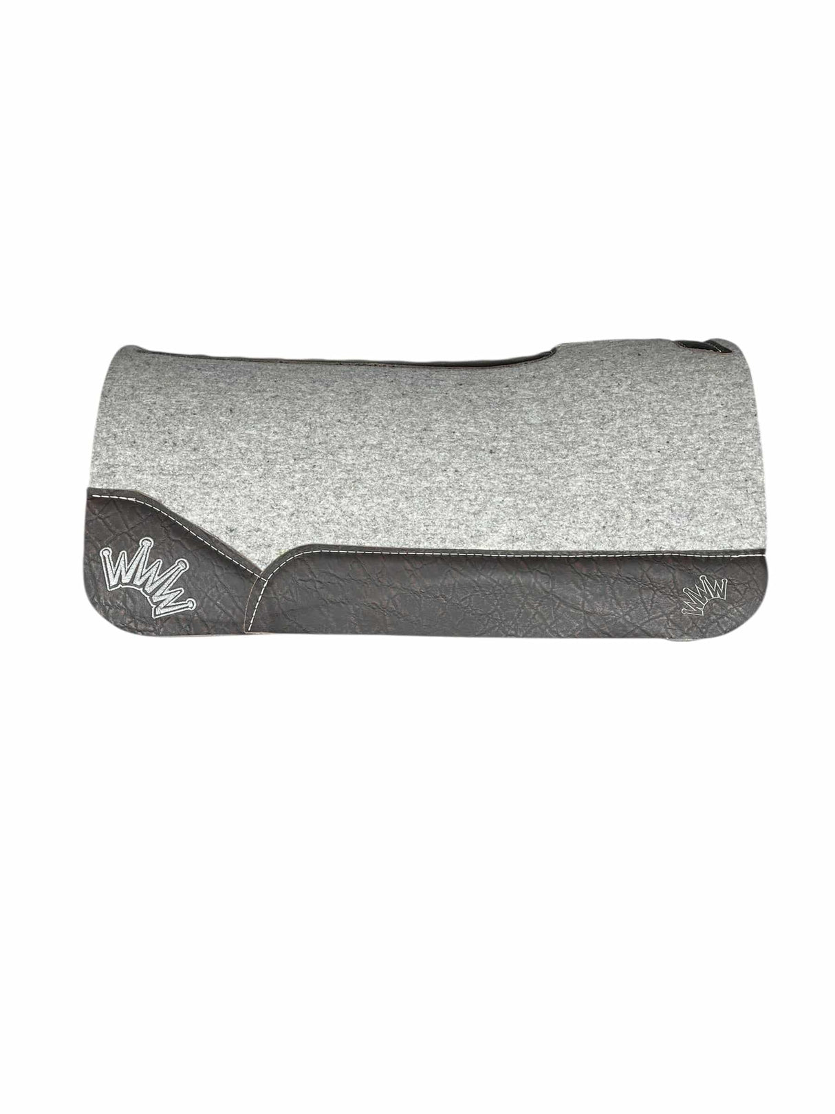 32x32 1" Gray Kush Wool Saddle Pad (#133573)