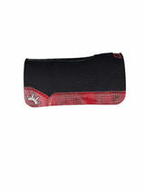 32x32 1" Black Kush Wool Saddle Pad (#133919)