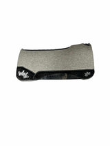32x32 1.25" Gray Kush Wool Saddle Pad (#130908)
