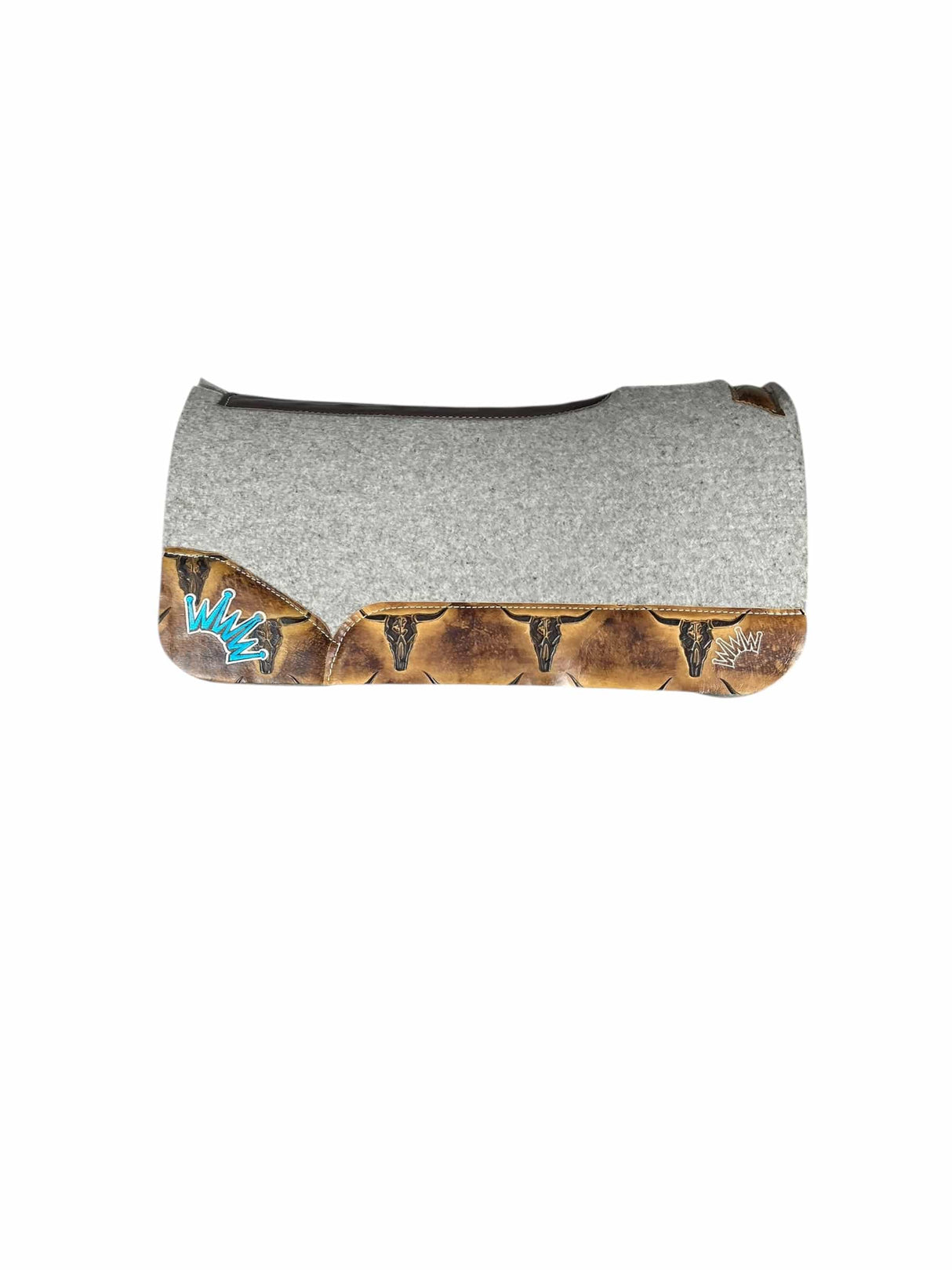 30x30 1.25" Gray Kush Wool Saddle Pad (#131410)