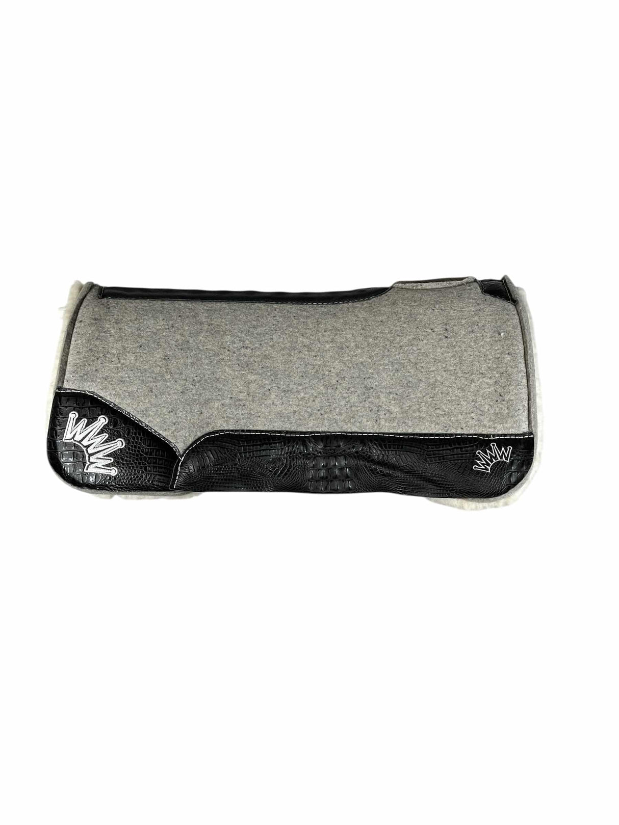 30x30 3/4" Gray Kush Fleece Saddle Pad (#132138)
