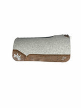 32x32 1" Gray Kush Wool Saddle Pad (#129145)