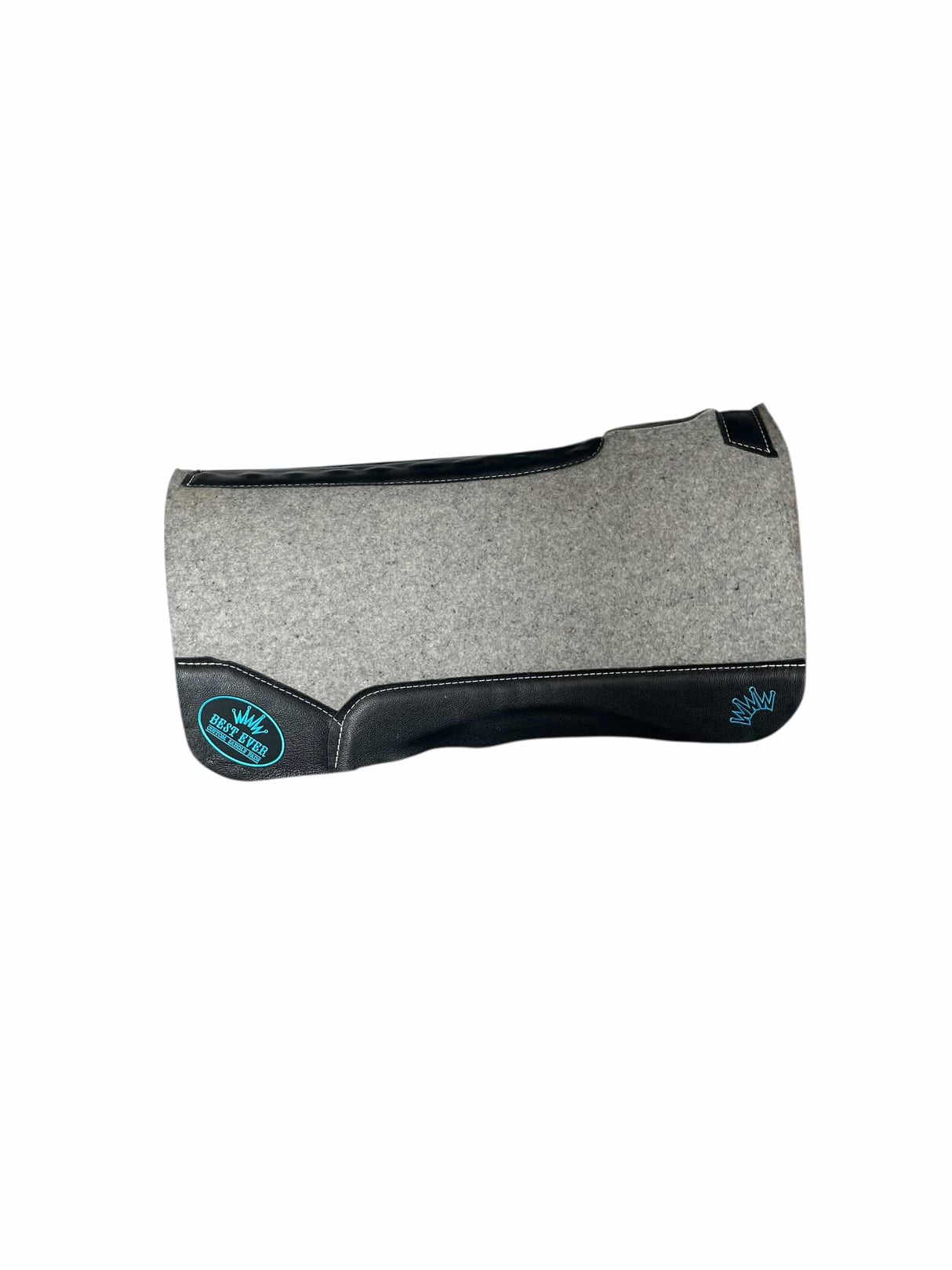 32x32 1" Gray Kush Wool Saddle Pad (#130911)
