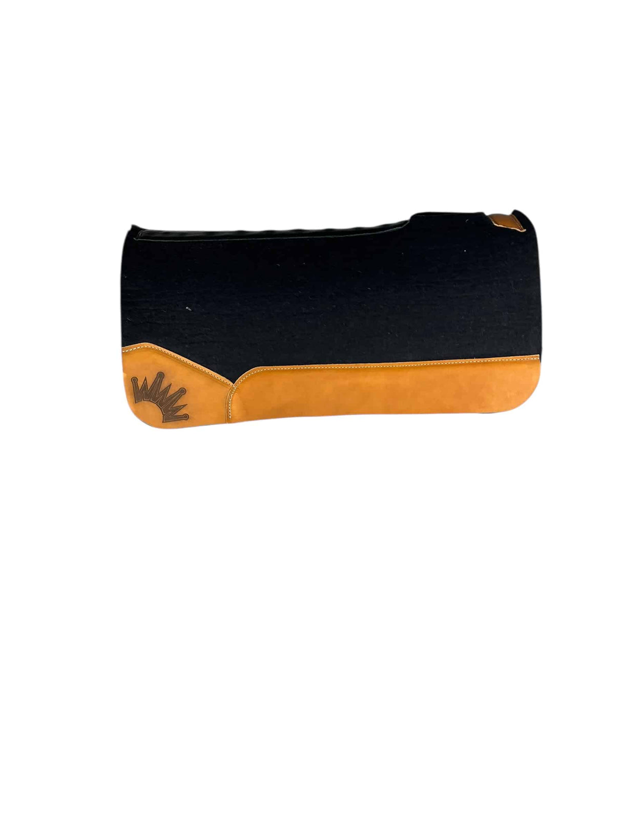 32x32 1.25" Black Kush Wool Saddle Pad (#133026)