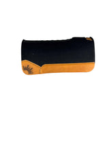 32x32 1.25" Black Kush Wool Saddle Pad (#133026)
