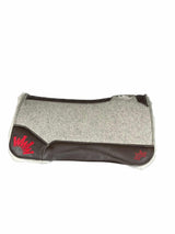 28x28 1" Gray Kush Fleece Saddle Pad (#123850)