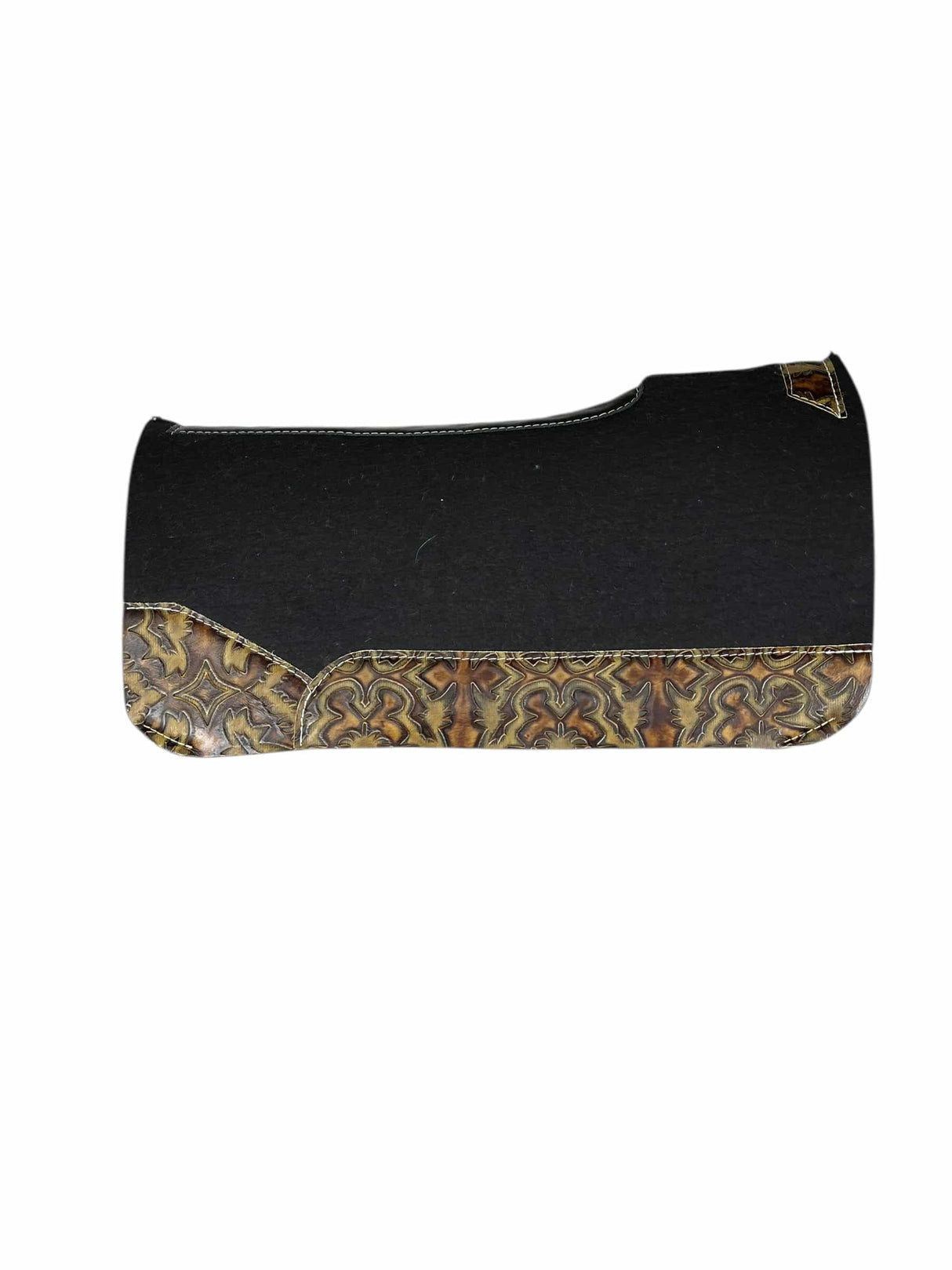 32x32 1" Black Kush Wool Saddle Pad (#133617)